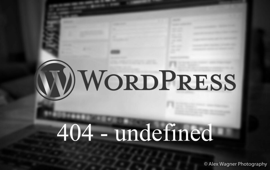 Wordpress 404 /undefined Wallpaper