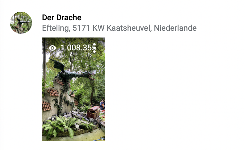 Screenshot Google Maps Localguide Der Drache Efteling Niederlande